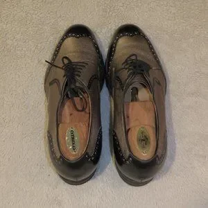 Corthay Horacio Bronze Black Patent Spectator Wingtips Dress Shoes 7D NWOB $2290 corthay | Shoes | Corthay Horacio Bronze Black Patent  main image 2